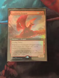 Goldspan Dragon (Extended Art) Kaldheim Foil - Image 1