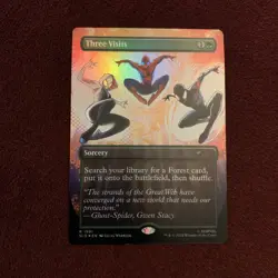 Three Visits (Rainbow Foil) Secret Lair Drop Foil - Image 1