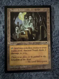 Ancient Tomb 315 Uncommon Tempest Magic: The Gathering LP - Image 1