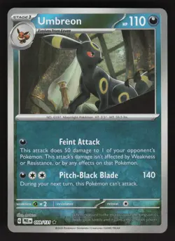 Umbreon 059/131 Poke Ball Pokemon TCG SV: Prismatic Evolutions NM - Image 1