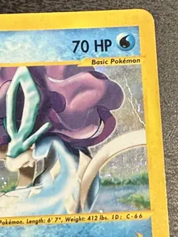 Suicune H25/H32 Aquapolis Holo Rare E-Reader LP Pokemon TCG Vintage #H25 - Image 2