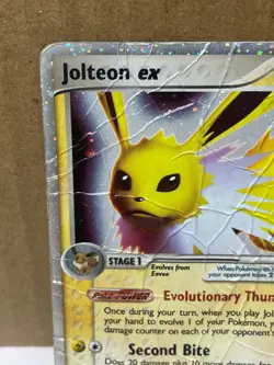 Jolteon ex 109/113 Rare DAMAGED Pokemon Delta Species - Image 2