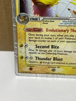 Jolteon ex 109/113 Rare DAMAGED Pokemon Delta Species - Image 5