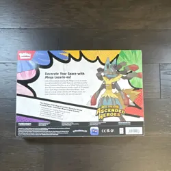 Pokemon TCG Mega Lucario ex Premium Poster Collection Promo Box English 2024 - Image 2