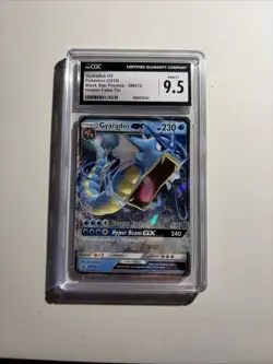 (Eng) Pokemon Gyrados GX Black Star Promos SM2-12 Hidden Fates Tin CGC 9.5 Mint+ - Image 1