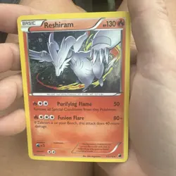 Reshiram 17/116 Plasma Freeze PERFECT BREATH HOLO SWIRL Pokemon LP - Image 1