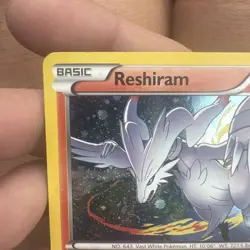 Reshiram 17/116 Plasma Freeze PERFECT BREATH HOLO SWIRL Pokemon LP - Image 3