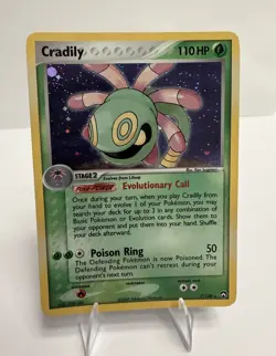 Pokemon TCG Cradily 7/108 Power Keepers Holo LP/MP - Image 1