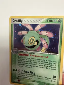 Pokemon TCG Cradily 7/108 Power Keepers Holo LP/MP - Image 3