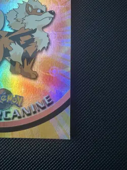 Arcanine #59 - 1999 Pokemon Topps Series 1 Blue Logo - Rainbow Foil Very Rare NM - Image 3