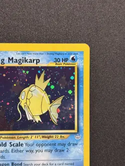 2001 Pokemon Neo Revelation Shining Magikarp 66/64 Double Holo Error - Image 3