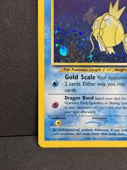 2001 Pokemon Neo Revelation Shining Magikarp 66/64 Double Holo Error - Image 4