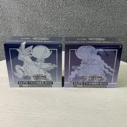 Pokemon Chilling Reign Elite Trainer Box ETB Sword & Shield Sealed New Lot of 2 820650808630 - Image 1