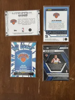 2024-25 Panini Lot Of Jalen Brunson Inserts And Parallels - Knicks - Image 2