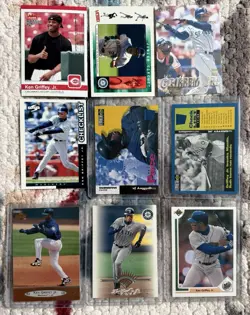 Ken Griffey Jr Lot Of 25 Cards And Inserts 80-05 Mariners Reds Hall Of Fame - Image 2