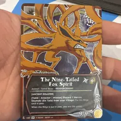 Naruto CCG, The Nine-Tailed Fox Spirit, 1460, 1st Edition, LP, Foil - Image 1