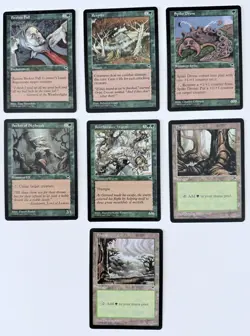 Magic The Gathering - Tempest - 7 Card Lot - Green - Image 1