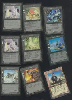 MECCG Middle-Earth THE WIZARDS LIMITED Black Border 900 Card Lot check scans - Image 2