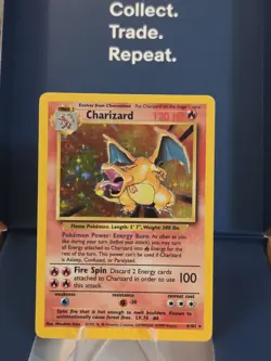 1999 Pokemon TCG Charizard Base Set Holo Rare Card 4/102 Ungraded - Image 4