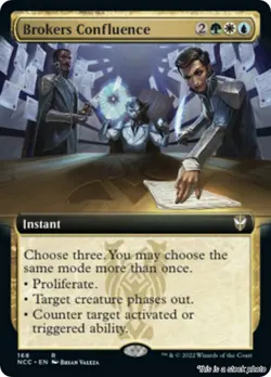 MTG Brokers Confluence (Extended Art) Card #168 Commander: Streets of New Cap... - Image 1