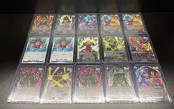 Dragon Ball Super Fusion World Cross Force SR Card Lot FB10 (15 SR Cards) - Image 1