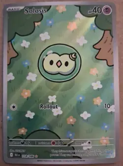 Pokemon TCG Solosis Illustration Rare Black Bolt Holo Card 118/086 English - Image 1