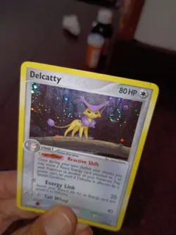 Pokemon ENGLISH Delcatty EX Legend Maker HOLO Card 4/92 VERY GOOD- SWIRL - Image 5