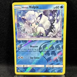 Alolan Vulpix 21/145 Sm-Guardians Rising Reverse Holo Pokemon TCG - Image 1
