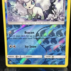 Alolan Vulpix 21/145 Sm-Guardians Rising Reverse Holo Pokemon TCG - Image 2