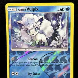 Alolan Vulpix 21/145 Sm-Guardians Rising Reverse Holo Pokemon TCG - Image 3