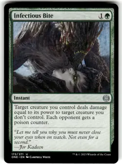 Infectious Bite Phyrexia: All Will Be One Regular MTG NM - Image 1