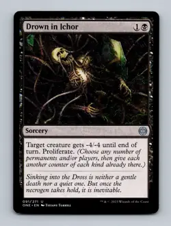 Drown in Ichor Phyrexia: All Will Be One Non-Foil MTG NM - Image 1