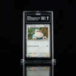 Pokemon TCG: Snorlax 122 Black Star Promo - TAG 9 MINT - Image 1