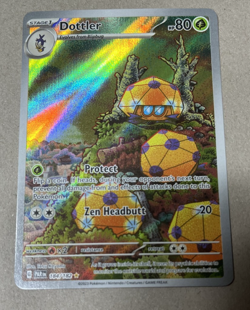 Dottler 184/182 Sv04: Paradox Rift Illustration Art-Pokemon TCG-Free shipping - Image 1
