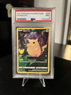 Celebrations Pikachu 005 Full Art PSA 9 MINT - Image 1
