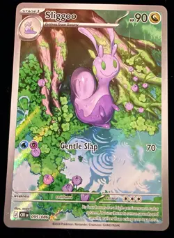 Pokemon TCG Chaos Rising Sliggoo 095/086 Illustration Rare Holo Nm+ - Image 1
