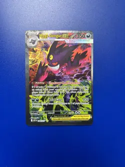 Pokemon TCG Mega Gengar EX 284/217 SIR Ascended Heroes English CLEAN - Image 1