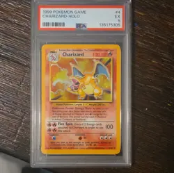 Pokemon 1999 Charizard 4/102 Base Set Holo Rare ENG PSA 5 Graded - Image 1