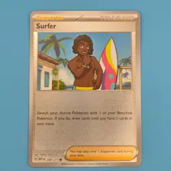 SURFER 200/217 COMMON ASCENDED HEROES POKEMON REVERSE HOLO NM/M - Image 1
