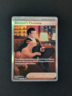 Giovanni's Charisma 204/165 | Scarlet & Violet 151 | SIR | Pokemon TCG | NM - Image 1