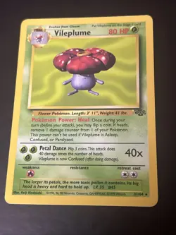 POKEMON JUNGLE UNLIMITED VILEPLUME NONHOLO 31/64 #1 - Image 1