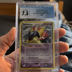 The Pokemon Company CGC 7.5 2006 EN Typhlosion Delta Species 12/101 Holo - Image 1