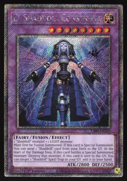 El Shaddoll Construct - RA04-EN229 - Platinum Secret Rare - 1st Edition Yugioh - Image 1
