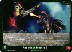 Godzilla Card Game Rebirth of Mothra 3 Regular Uncommon Single Card - Image 1