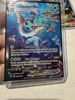 Vaporeon VMAX SWSH182 SWSH: Sword & Shield Promo Cards Holo - Image 2