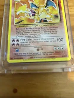 Charizard 120 HP Rare Base Set Pokemon TCG Card 4/102 2022 English - Image 2