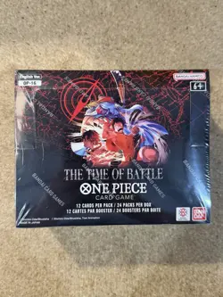 Sealed Bandai One Piece Card Game OP-16 The Time of Battle English Booster Box - Image 1