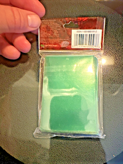 VINTAGE 1996 YUGIOH KONAMI 96KT GREEN METALLIC DUELIST CARD PROTECTOR SEALED - Image 2