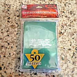 VINTAGE 1996 YUGIOH KONAMI 96KT GREEN METALLIC DUELIST CARD PROTECTOR SEALED - Image 3