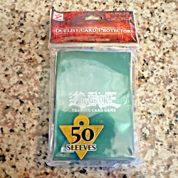 VINTAGE 1996 YUGIOH KONAMI 96KT GREEN METALLIC DUELIST CARD PROTECTOR SEALED - Image 4